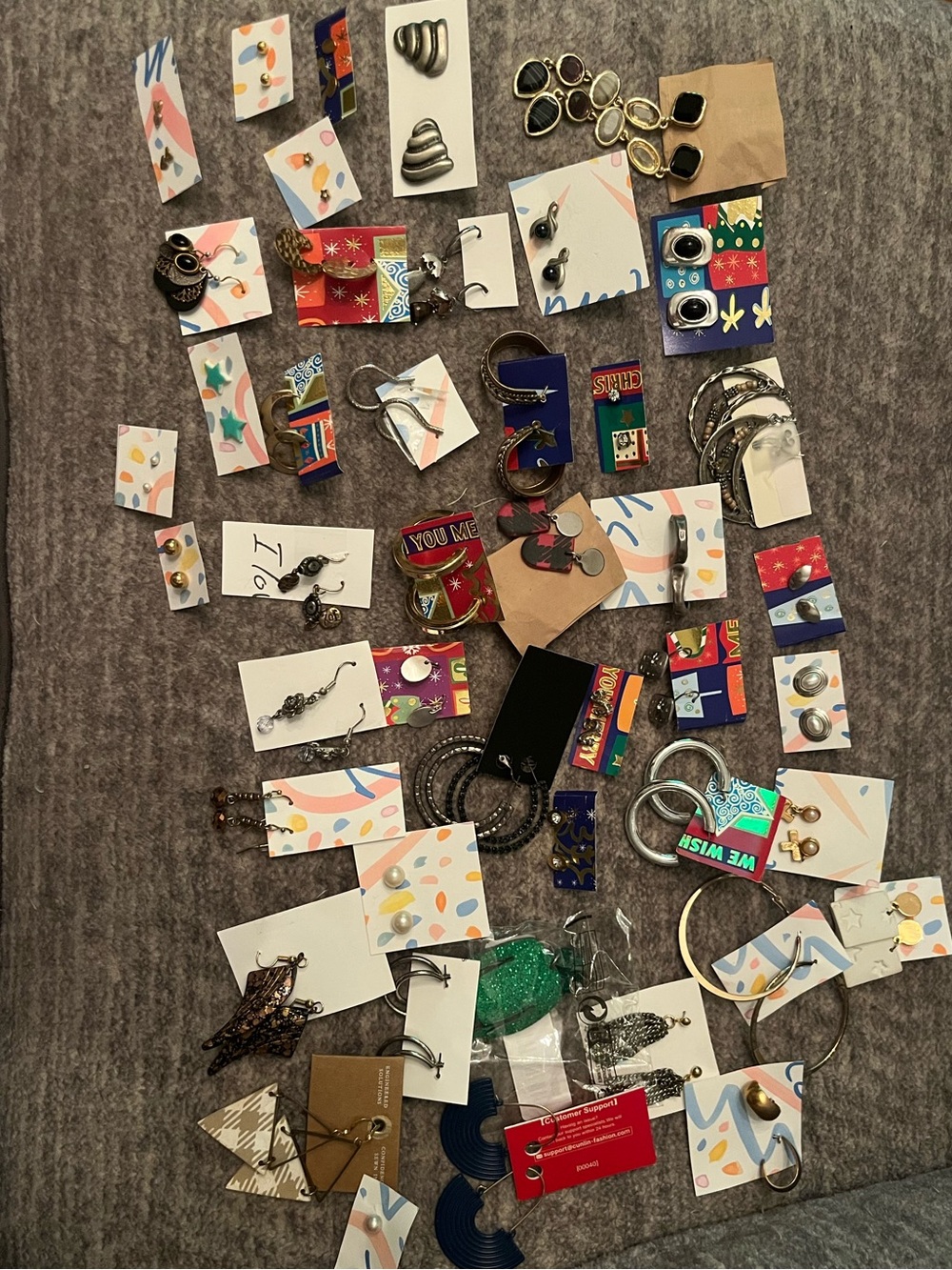 Earring Lot 45 Pairs